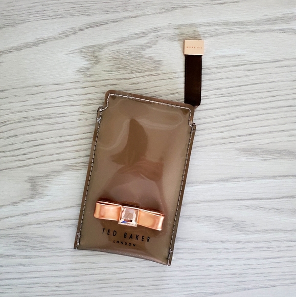 NWOT Ted Baker taupe pouch - Picture 1 of 3